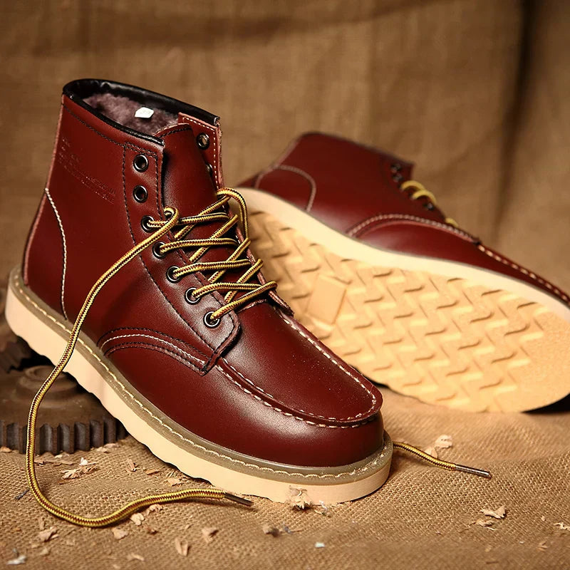 Dustin - Winter Leather Boots-15550769234293-Mirella Fiore
