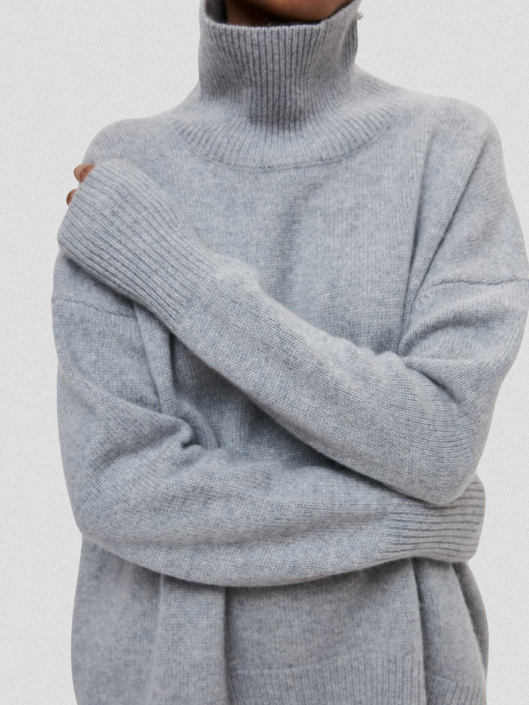ELENA - HIGH-COLLAR KNIT SWEATER-15549013918069-Mirella Fiore