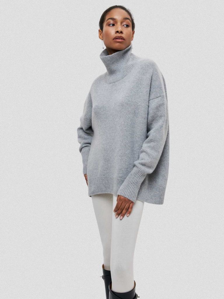 ELENA - HIGH-COLLAR KNIT SWEATER-15549013918069-Mirella Fiore