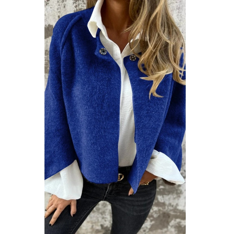 ELISE - Short jacket with elegant, flared sleeves-15519826444661-Mirella Fiore