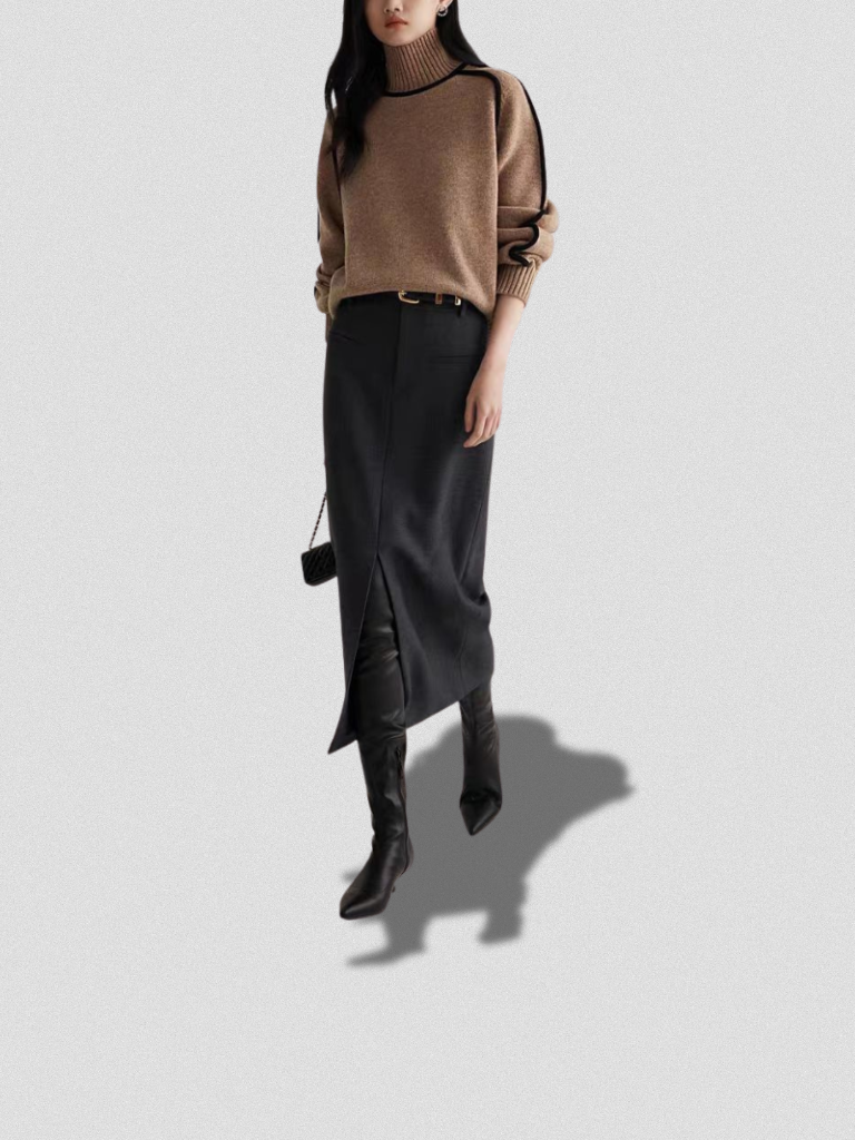 ELOISE - CONTRAST SWEATER-15549013950837-Mirella Fiore