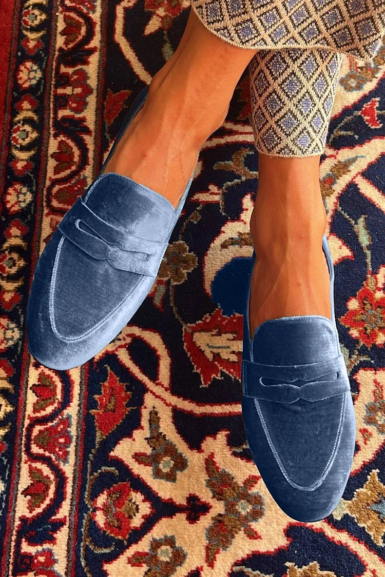 ESPERANZA - CLASSIC VELVET LOAFER-15553866367349-Mirella Fiore
