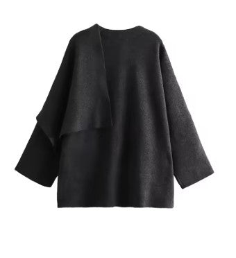 EVELINA - Elegant Seasonal Poncho-15519827526005-Nancy & Mae Savannah