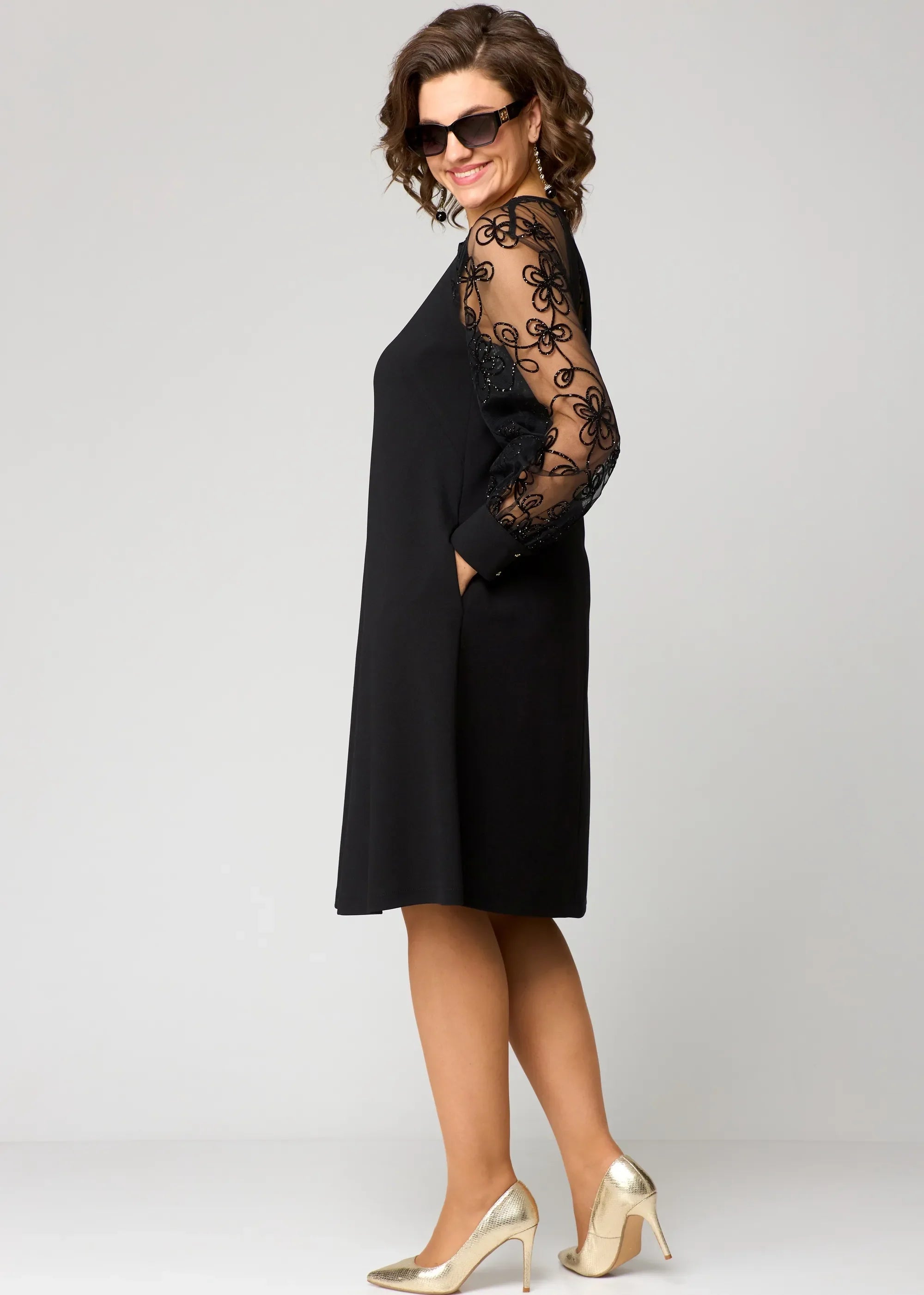 Edyth - Elegant Lace Dress-15553262027125-Mirella Fiore