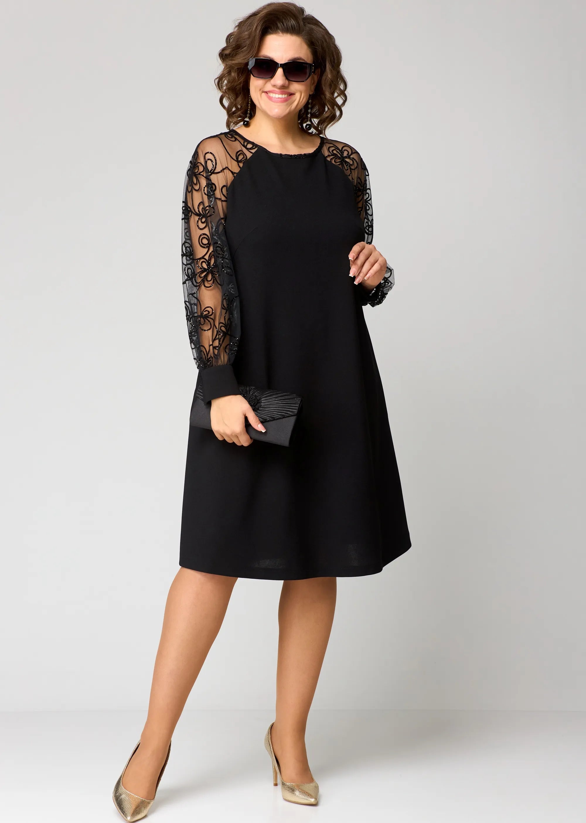 Edyth - Elegant Lace Dress-15553262027125-Mirella Fiore