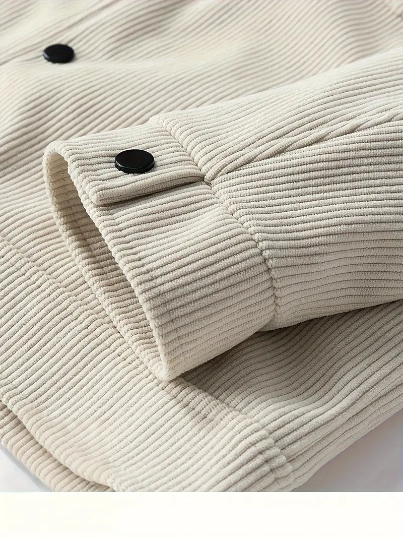 Elegant Corduroy Jacket-15519105483125-Mirella Fiore