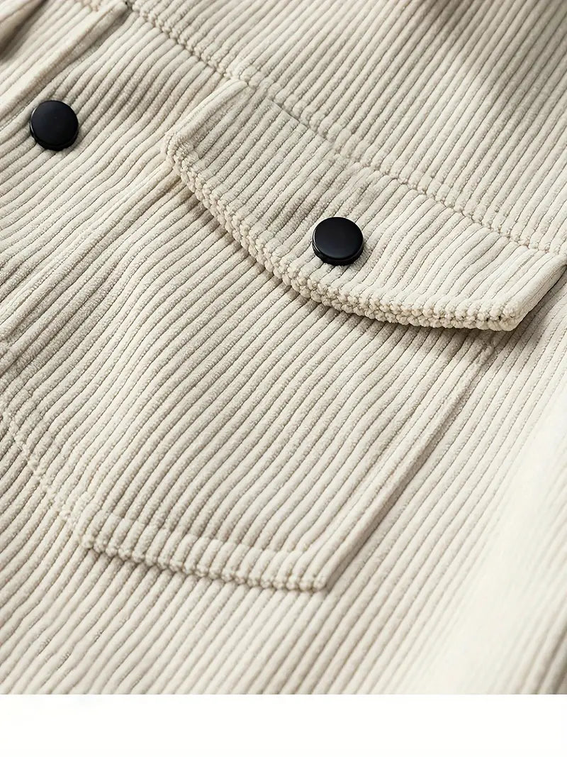 Elegant Corduroy Jacket-15519105483125-Mirella Fiore