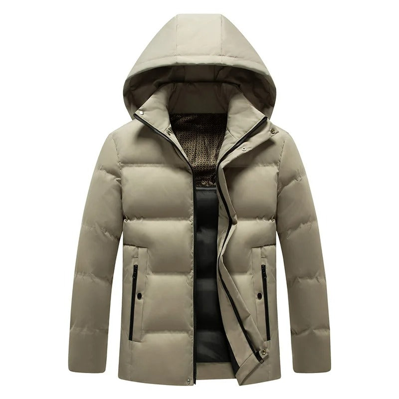 Elegant Hooded Fleece Jacket-15519104369013-Mirella Fiore