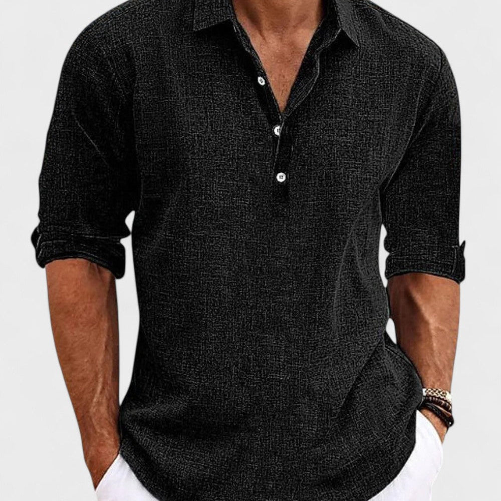 Elegant Linen Shirt-15553976795509-Mirella Fiore