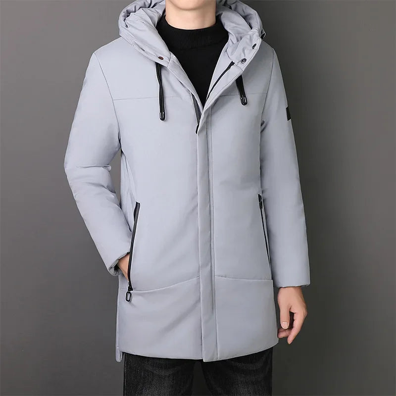 Elegant Long Men's Jacket-15519103877493-Mirella Fiore