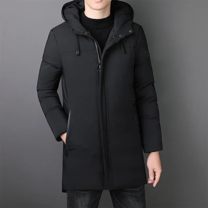Elegant Long Men's Jacket-15519103877493-Mirella Fiore