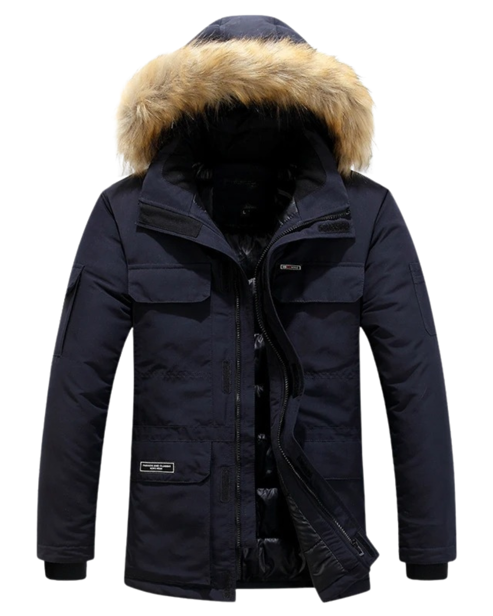 Elegant Men's Winter Jacket-15519104205173-Mirella Fiore