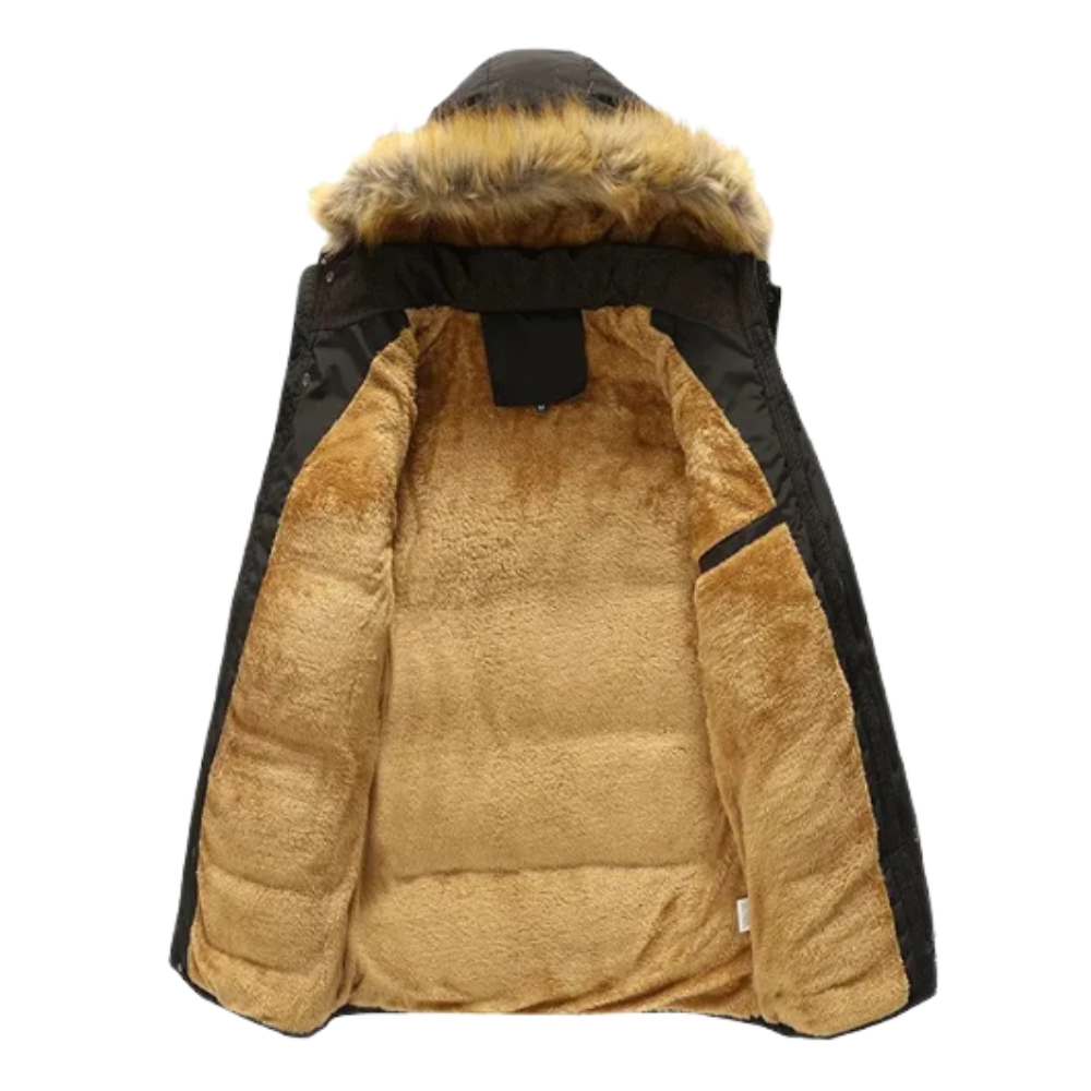Elegant Padded Fleece Winter Jacket-15519104926069-Nancy & Mae Savannah