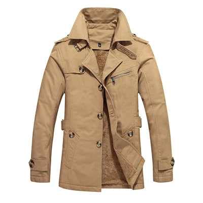 Elegant Padded Trench Coat-15519104729461-Mirella Fiore