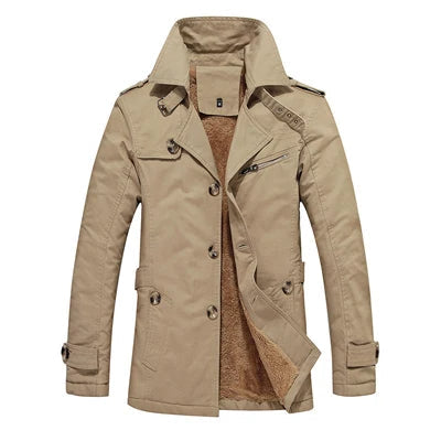 Elegant Padded Trench Coat-15519104729461-Mirella Fiore