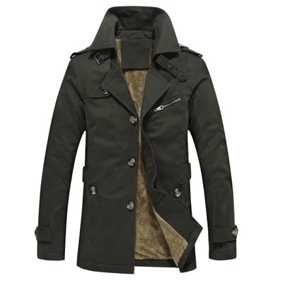 Elegant Padded Trench Coat-15519104729461-Mirella Fiore