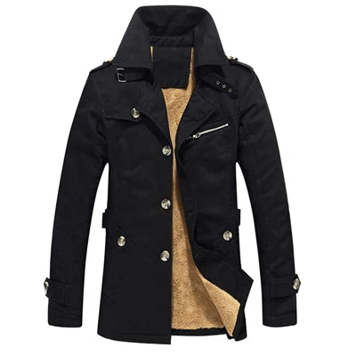 Elegant Padded Trench Coat-15519104729461-Mirella Fiore