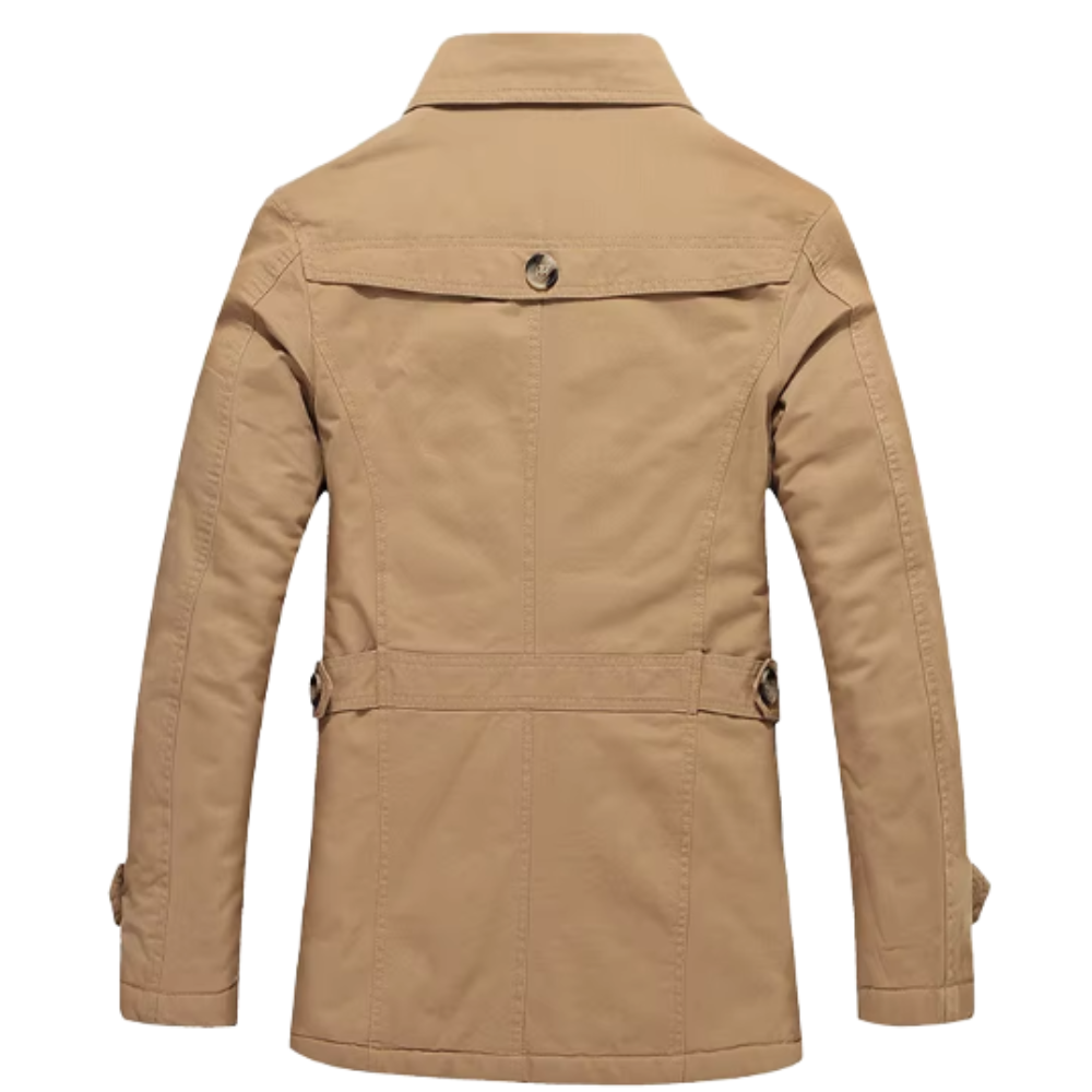 Elegant Padded Trench Coat-15519104729461-Mirella Fiore