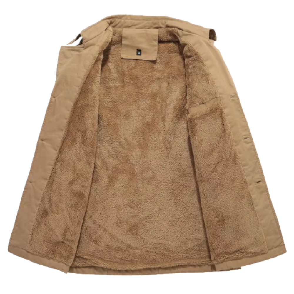 Elegant Padded Trench Coat-15519104729461-Mirella Fiore