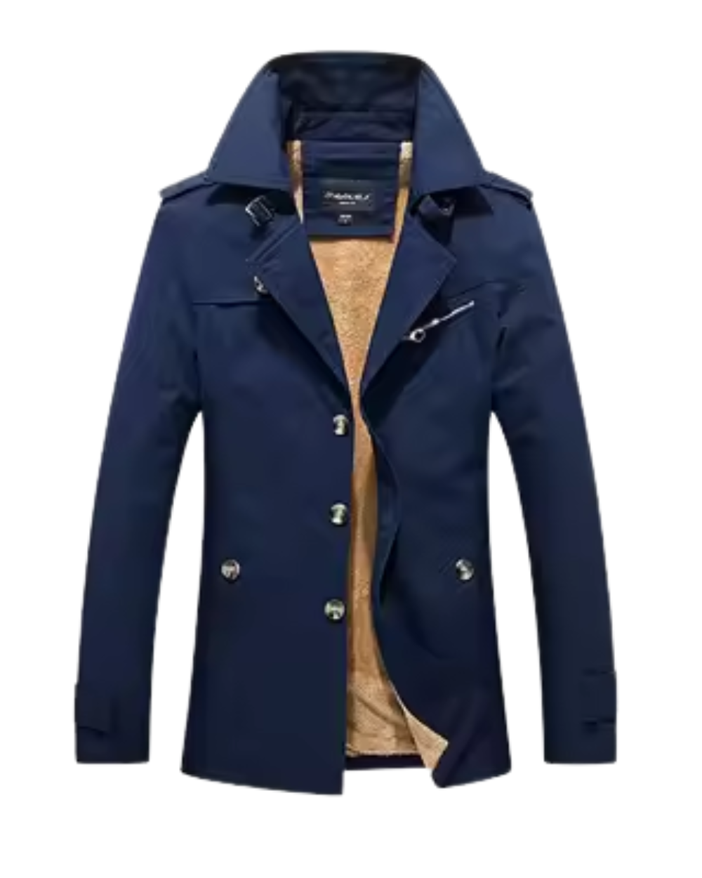 Elegant Padded Trench Coat-15519104729461-Mirella Fiore