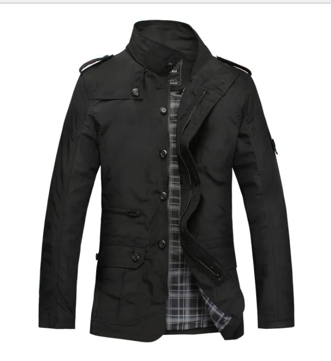 Elegant Windproof Jacket-15519104467317-Mirella Fiore