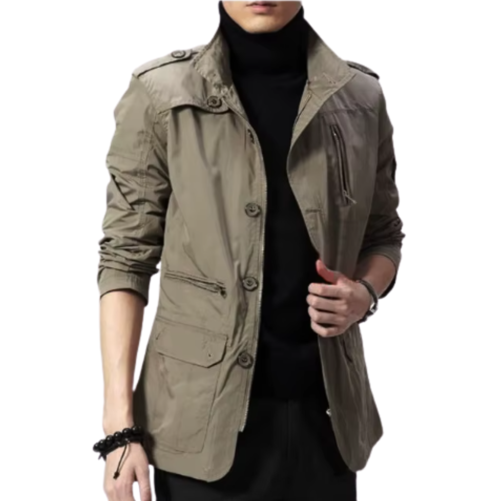Elegant Windproof Jacket-15519104467317-Mirella Fiore