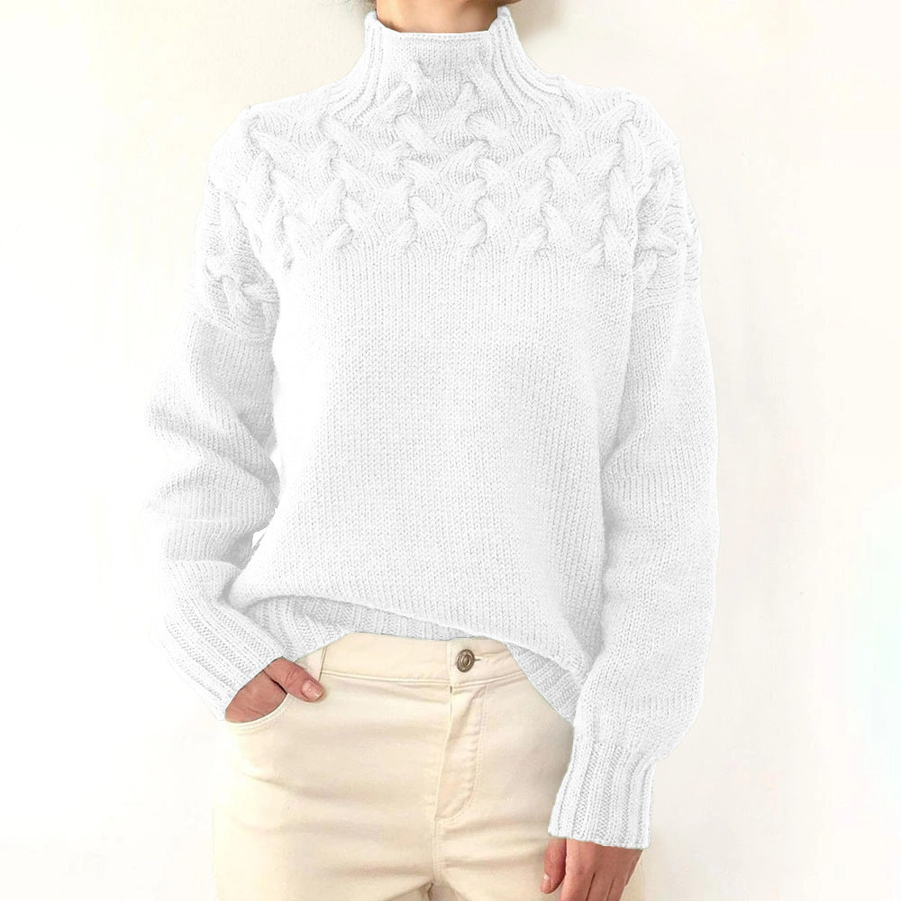 Elena - Warm Knitted Turtleneck-15547990475125-Nancy & Mae Savannah