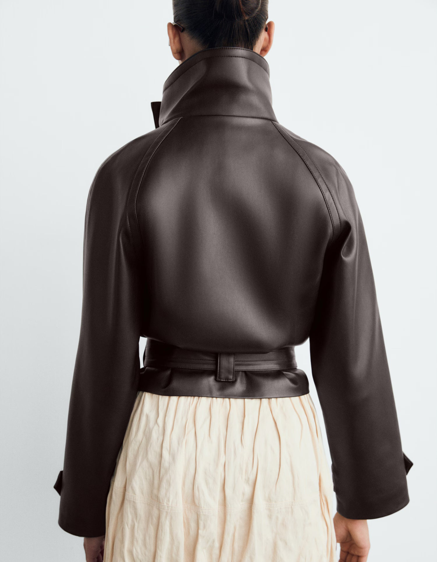 Elisa – Luxe leather – Belted trench coat-15449095537013-Mirella Fiore