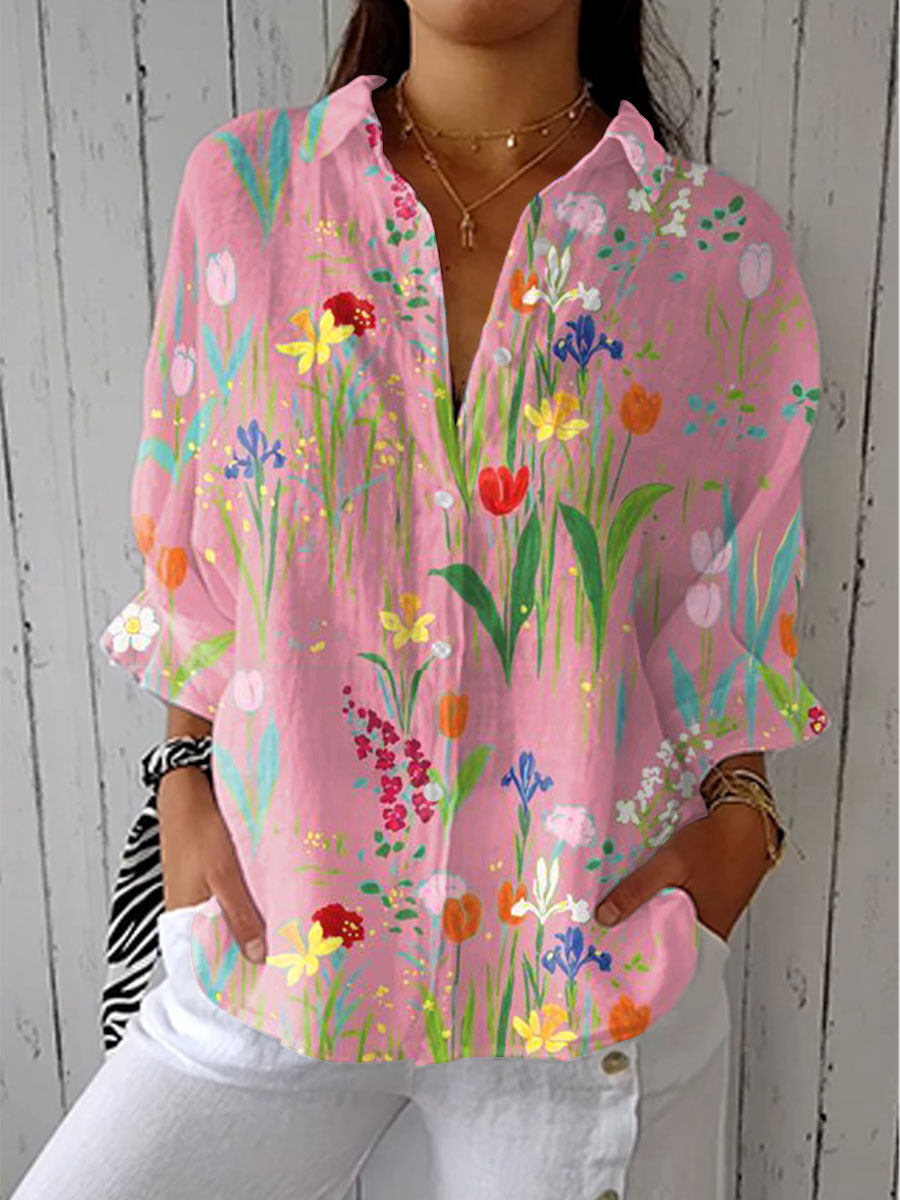 Elodie - Spring Garden Blouse-15542179922293-Mirella Fiore