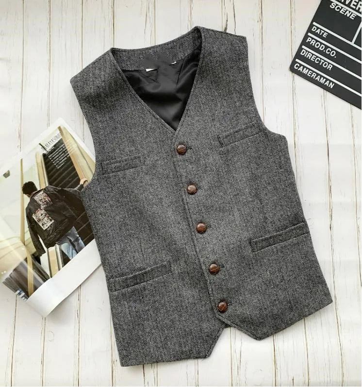 Elvis Elegant Men's Vest-15553978040693-Nancy & Mae Savannah