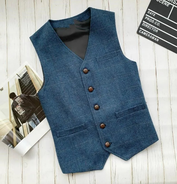 Elvis Elegant Men's Vest-15553978040693-Nancy & Mae Savannah