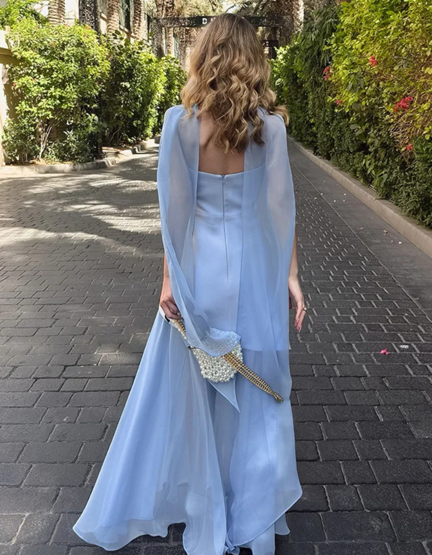 Elyanne – Chiffon asymmetrical design – Maxi dress-15259461681525-Mirella Fiore