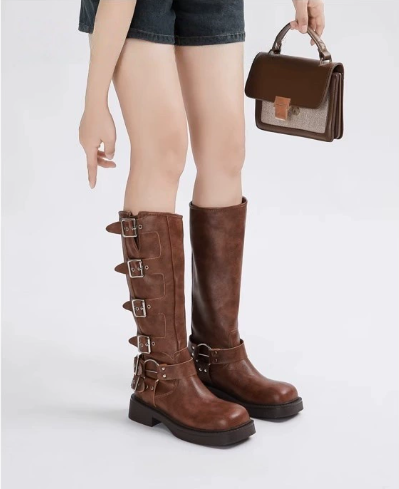 Emilia - Brown Phoenix Boots-15550871011701-Nancy & Mae Savannah