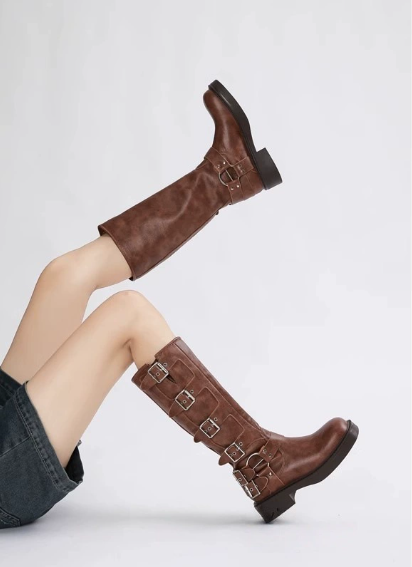 Emilia - Brown Phoenix Boots-15550871011701-Nancy & Mae Savannah