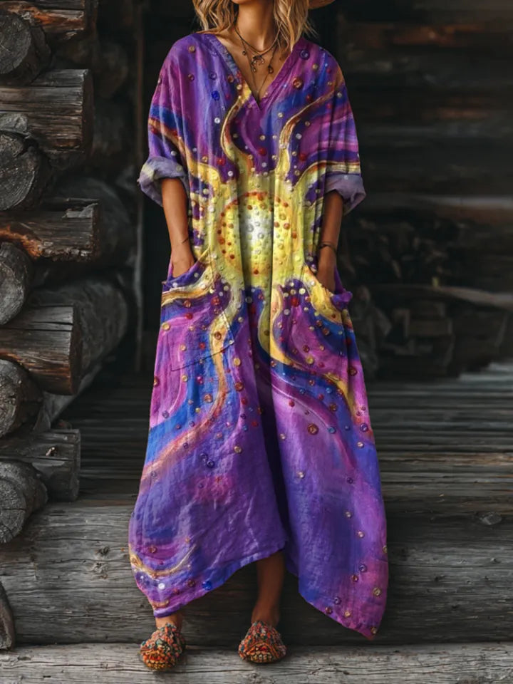 Emily - Bohemian Maxi Dress-15563793858933-Nancy & Mae Savannah