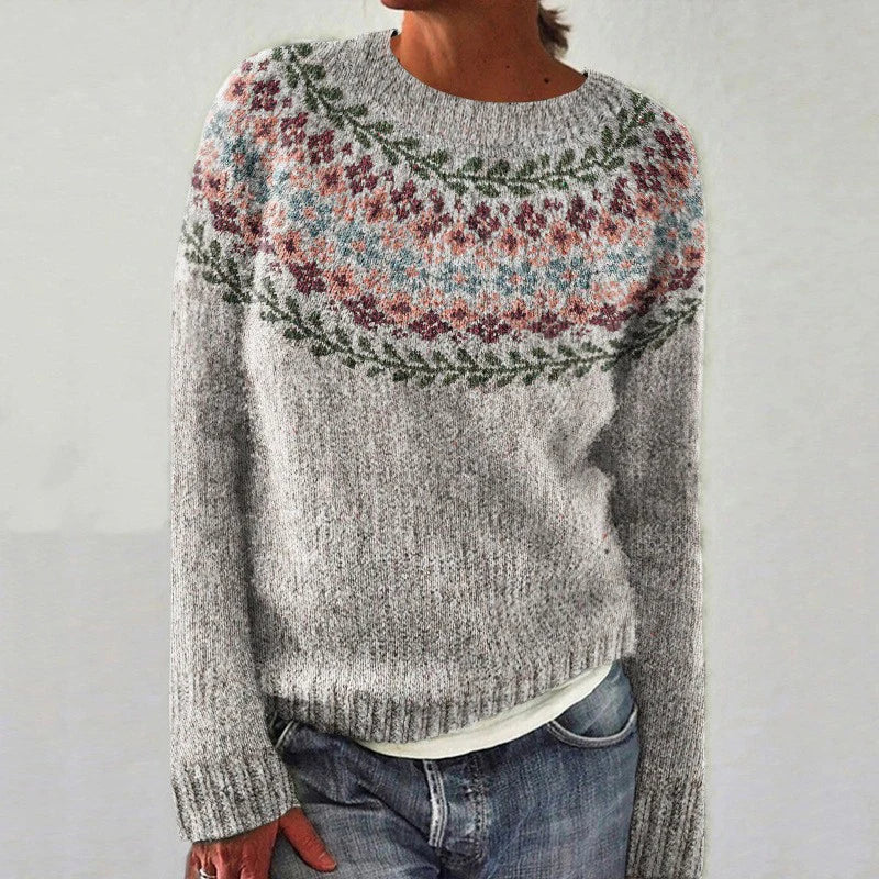 Eva - Cozy Retro Sweater-15518867128693-Mirella Fiore