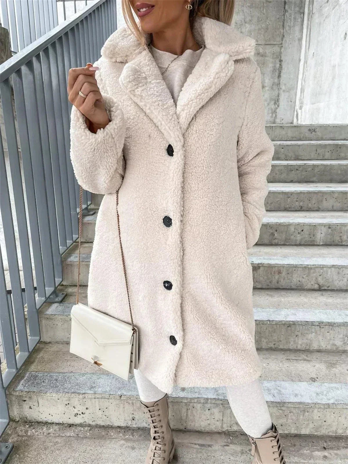 FABI - Elegant Casual Coat-15519827001717-Mirella Fiore