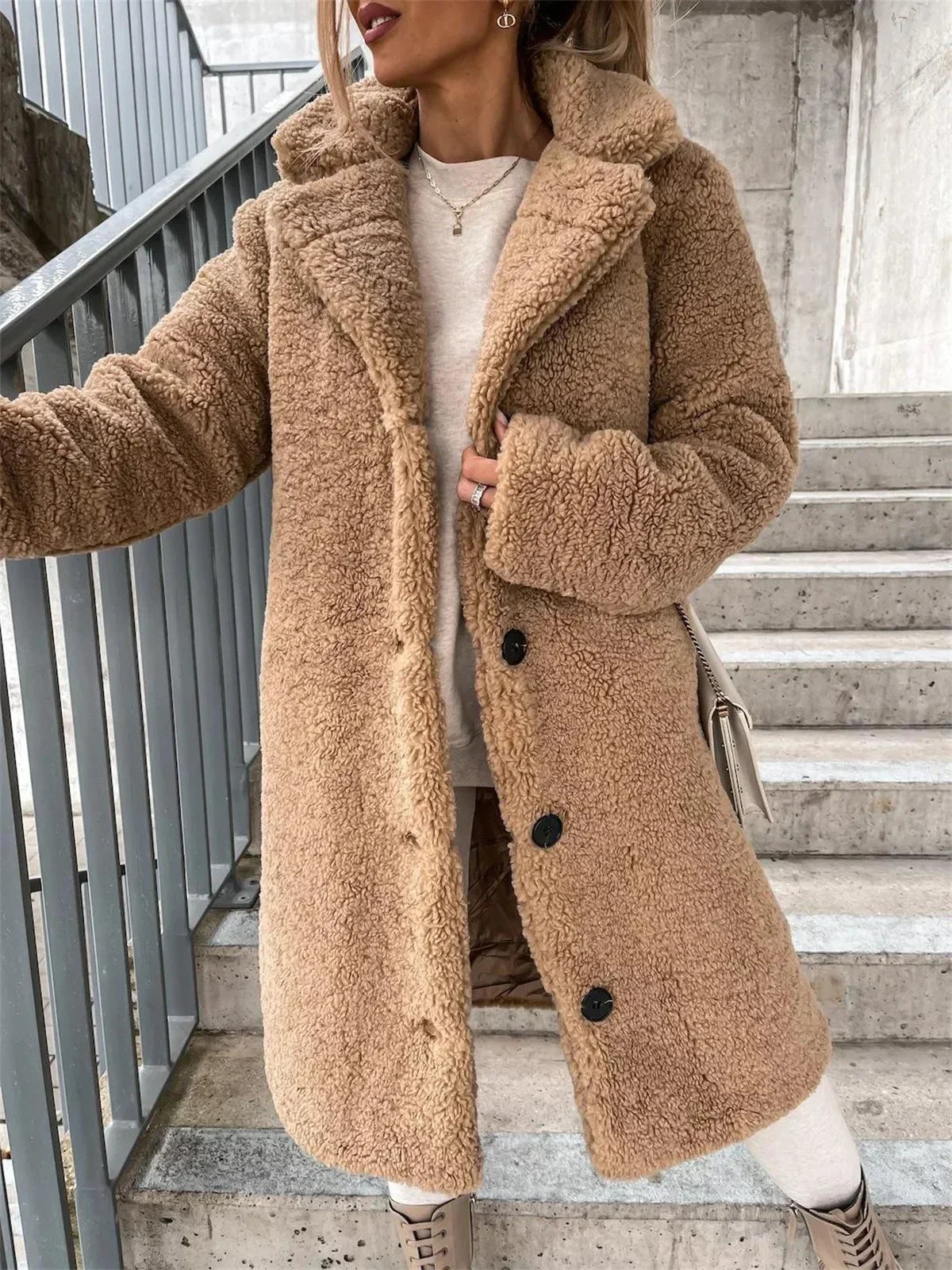 FABI - Elegant Casual Coat-15519827001717-Mirella Fiore