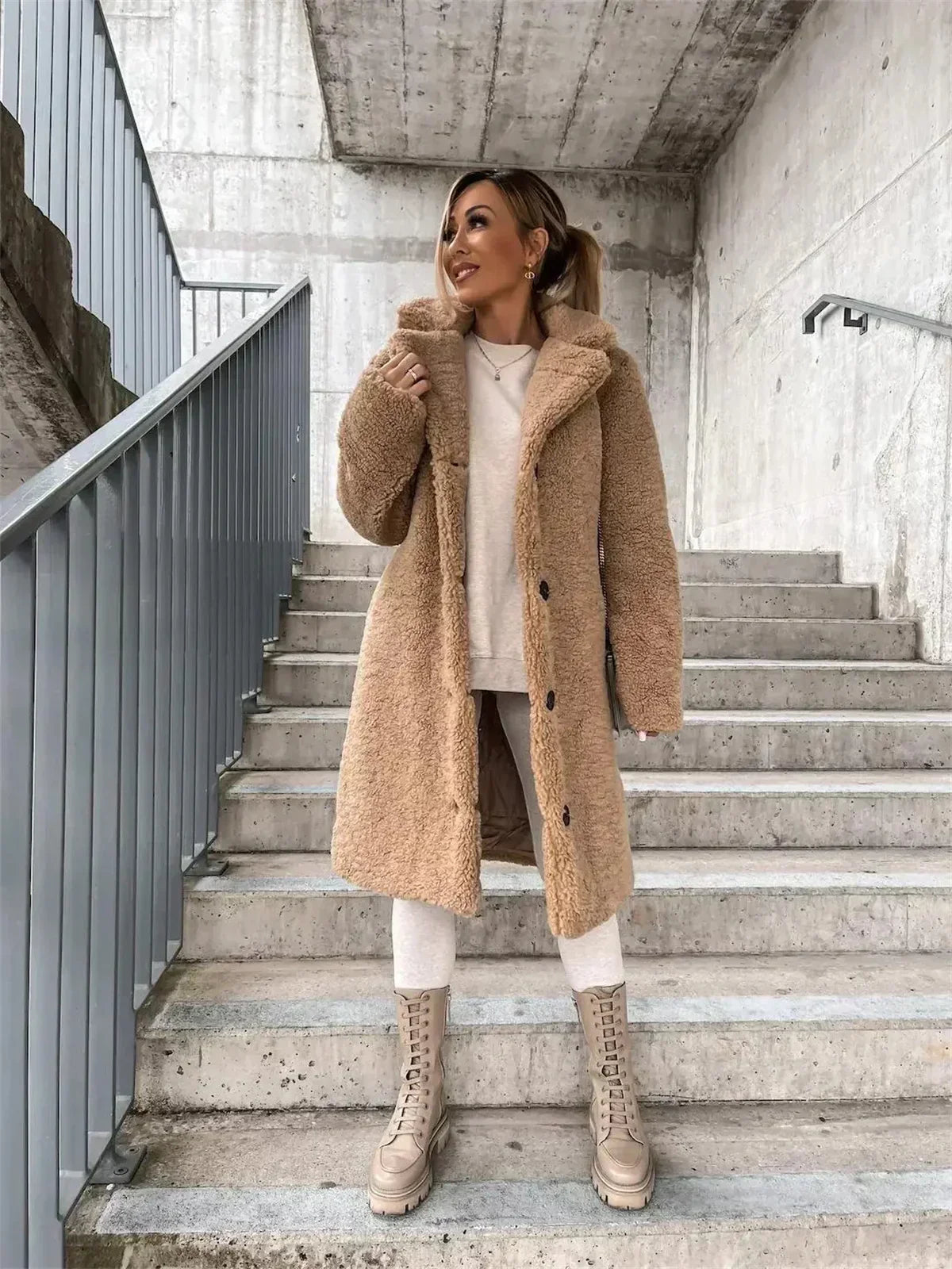 FABI - Elegant Casual Coat-15519827001717-Mirella Fiore