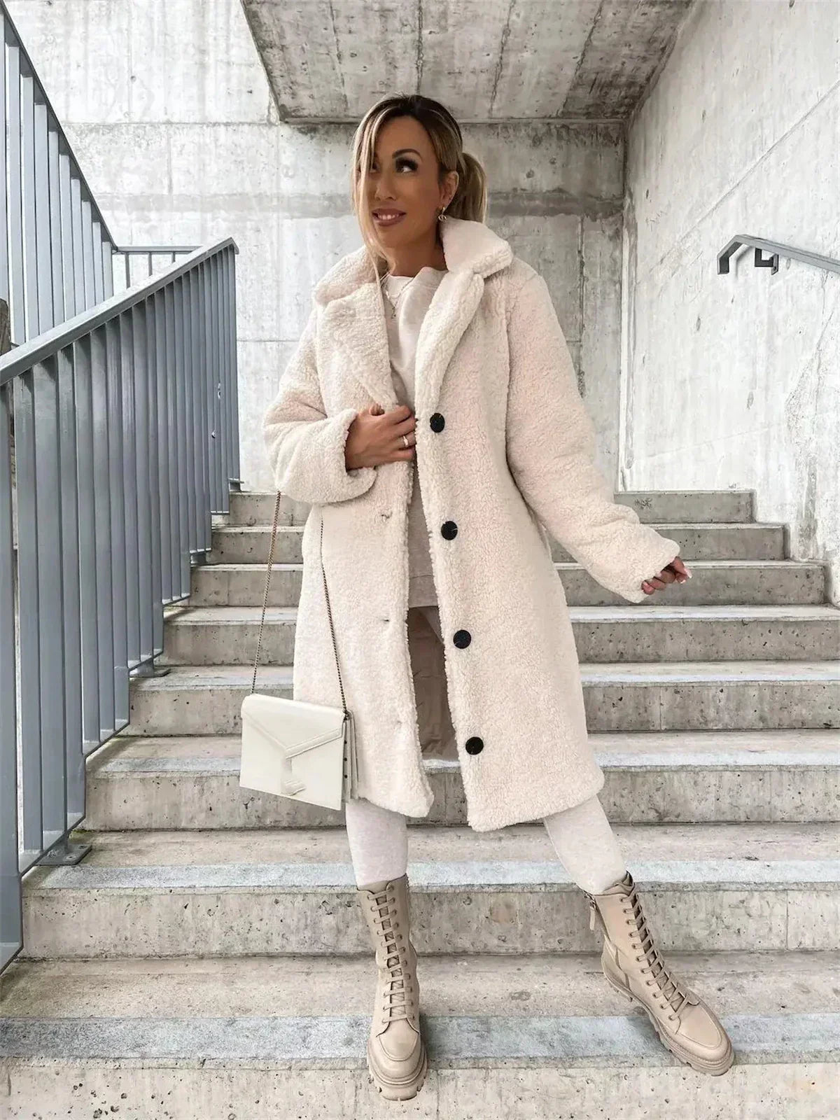 FABI - Elegant Casual Coat-15519827001717-Mirella Fiore