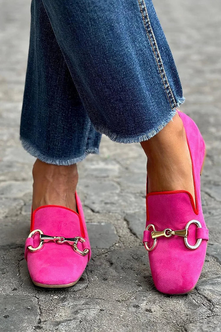 FIORA - FLUORESCENT LOAFER WITH METAL DETAIL-15553866236277-Mirella Fiore