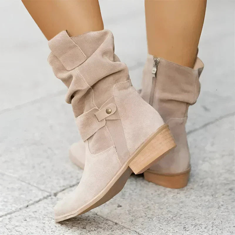 FRANCINCE - LOW HEEL ANKLE BOOTS-15520005095797-Mirella Fiore