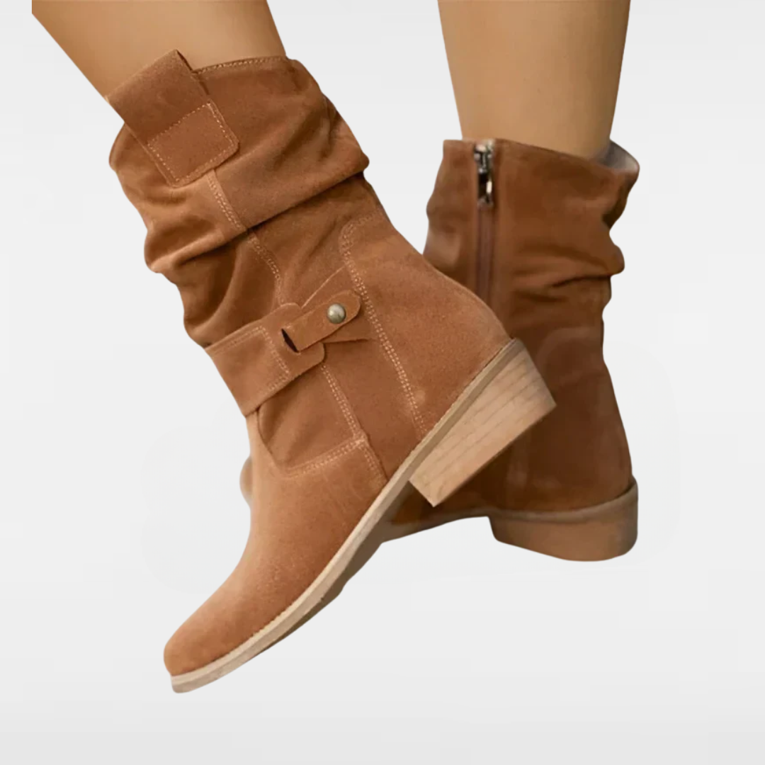 FRANCINCE - LOW HEEL ANKLE BOOTS-15520005095797-Mirella Fiore