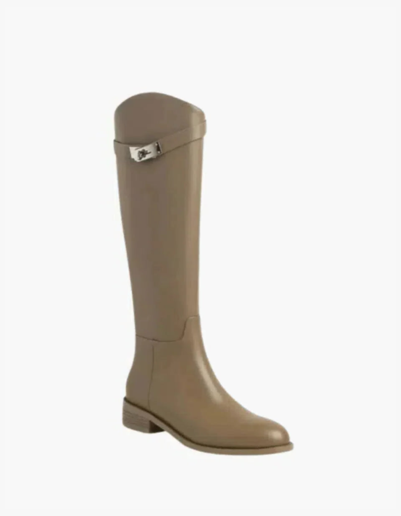 Fabiana – Silver-tone buckle – Vegan leather boots-15133957194101-Mirella Fiore