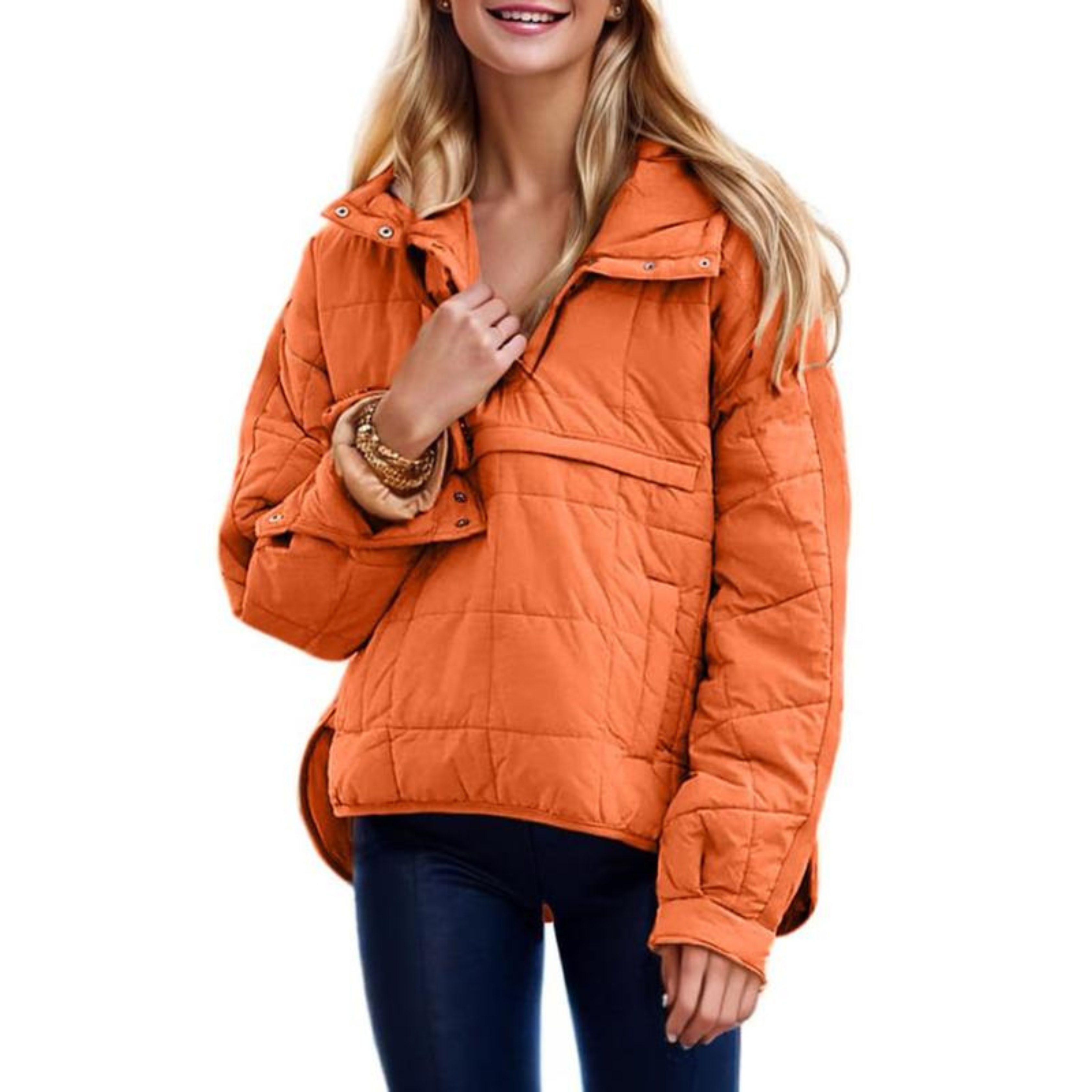 Farrell – Oversized Hooded Pullover Hooded Jacket-15550919704949-Mirella Fiore
