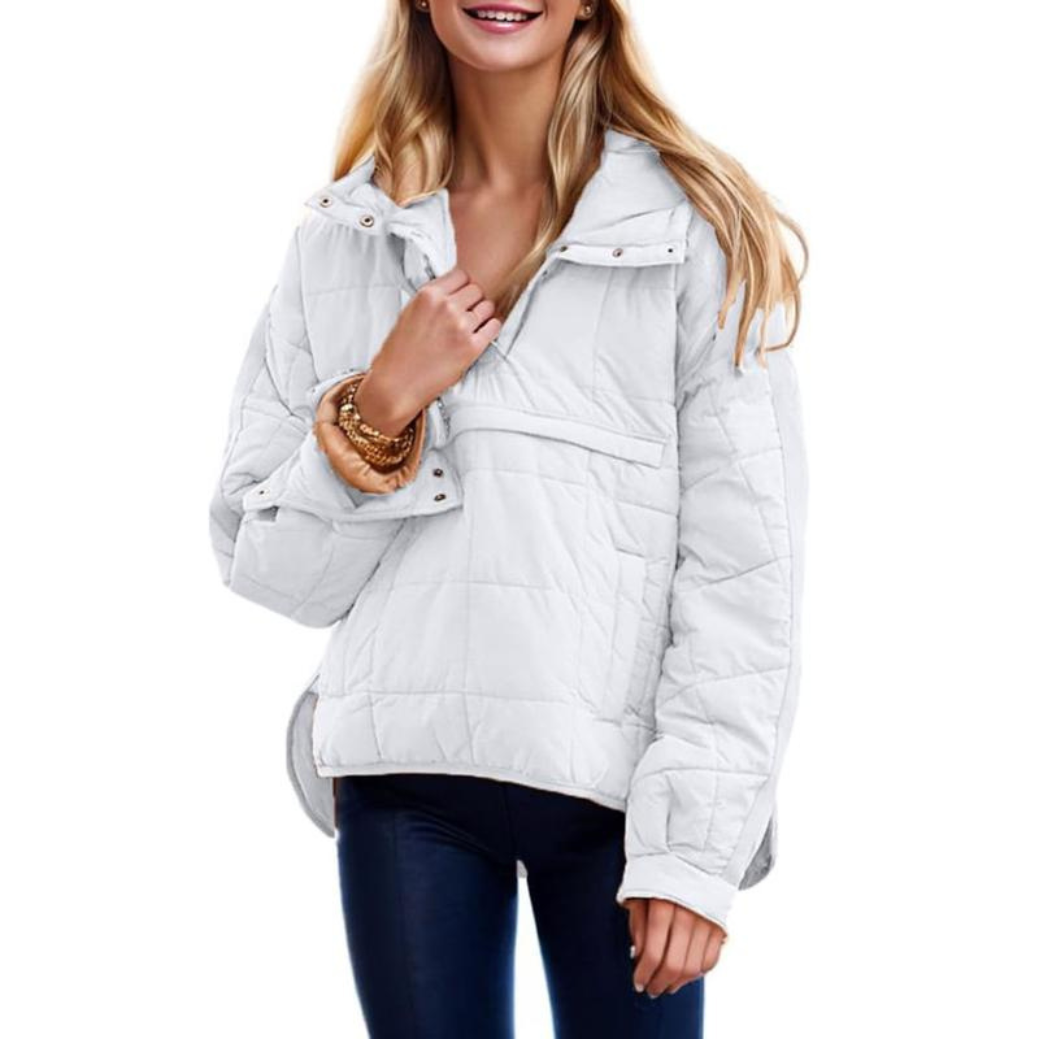 Farrell – Oversized Hooded Pullover Hooded Jacket-15550919704949-Mirella Fiore