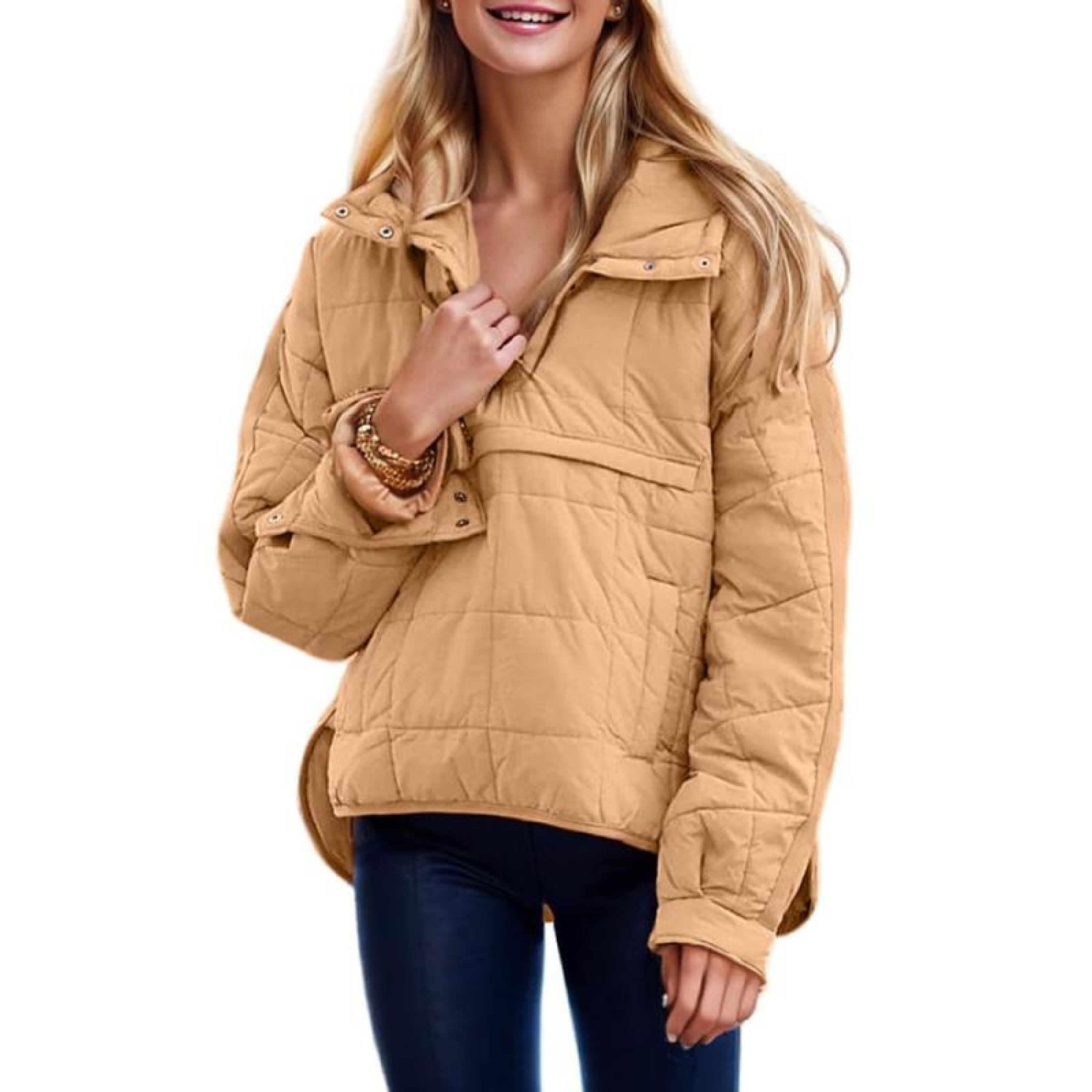 Farrell – Oversized Hooded Pullover Hooded Jacket-15550919704949-Mirella Fiore