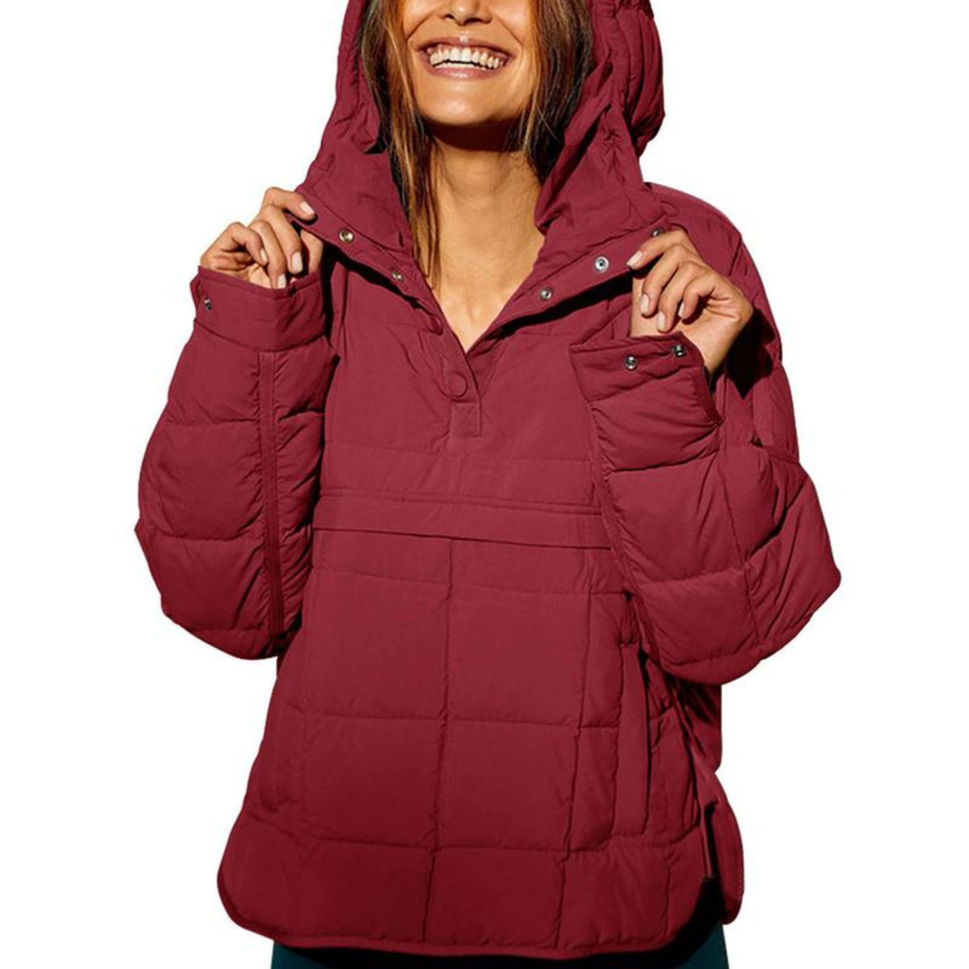 Farrell – Oversized Hooded Pullover Hooded Jacket-15550919704949-Mirella Fiore