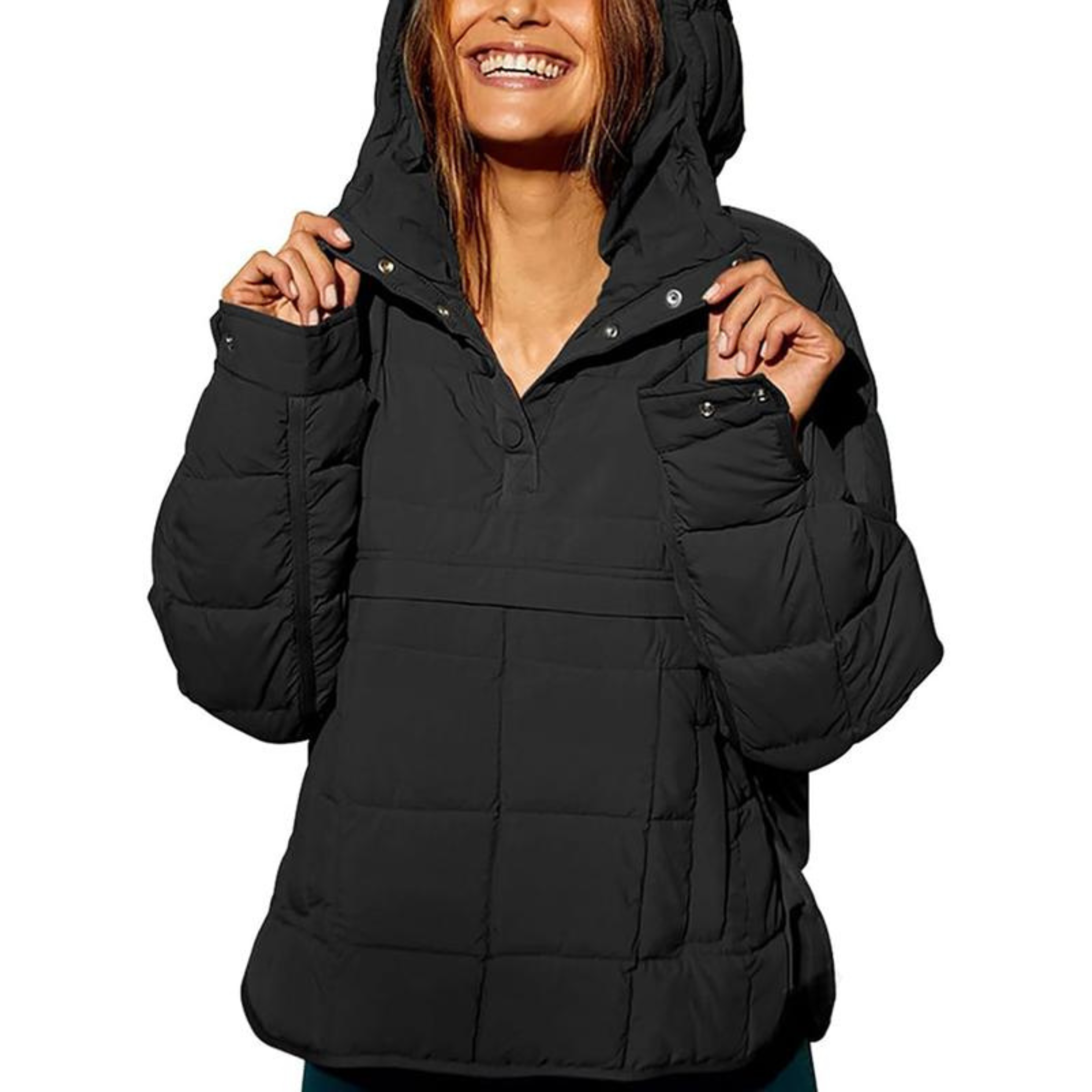 Farrell – Oversized Hooded Pullover Hooded Jacket-15550919704949-Mirella Fiore