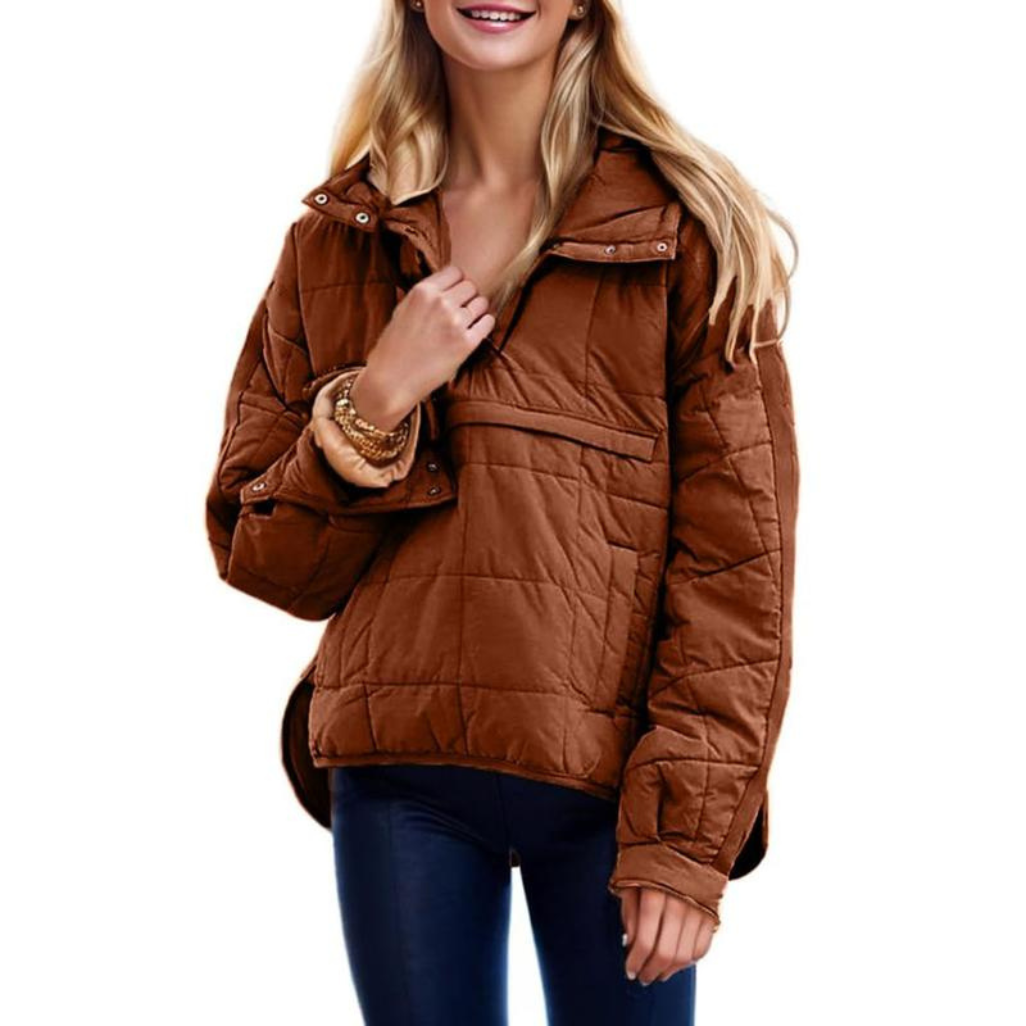 Farrell – Oversized Hooded Pullover Hooded Jacket-15550919704949-Mirella Fiore